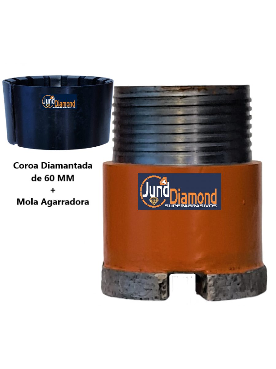 Coroa + Mola Agarradora 60mm