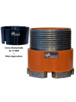 Coroa + Mola Agarradora 75mm