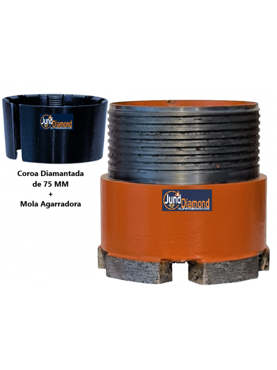 Coroa + Mola Agarradora 75mm